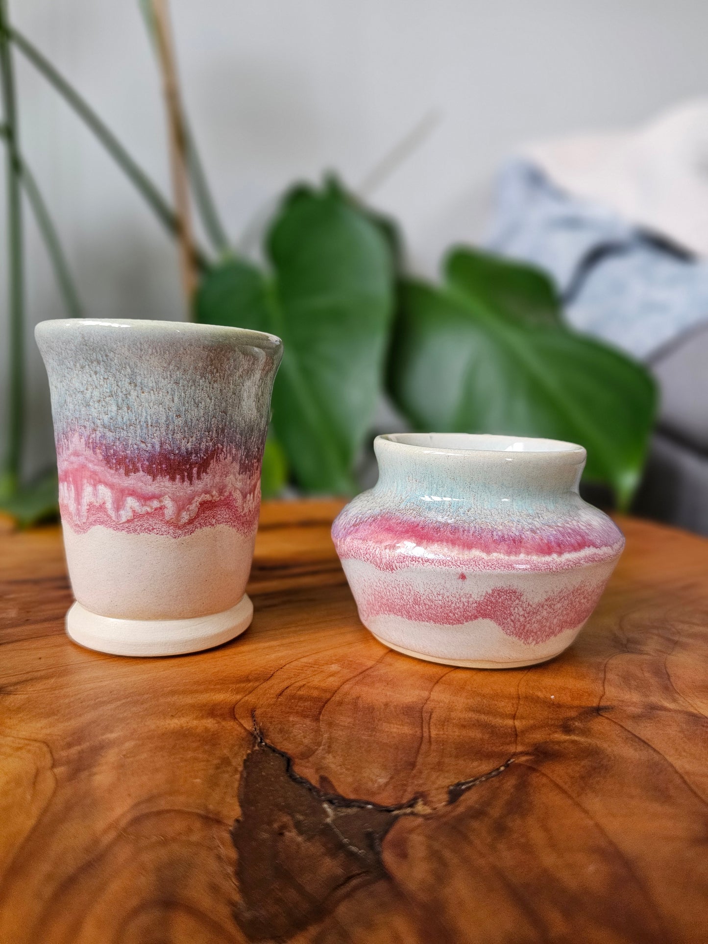 Raspberry Garden Vase