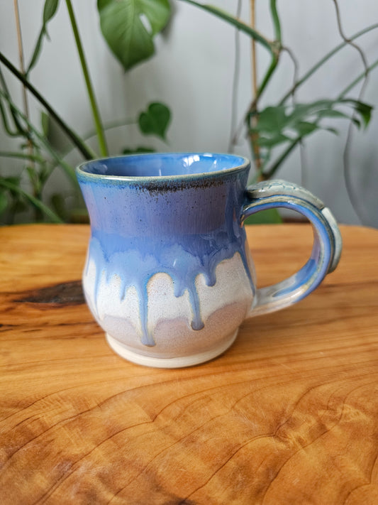 Drippy Blue Mermaid Mug